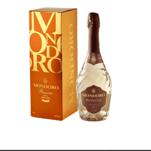Вино игристое Mondoro Prosecco белое сухое 0,75 л в подарочной упаковке